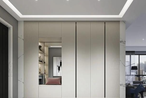 冷暖色系裝修風(fēng)格：門板 柜體 墻板一體化定制，打造同色系高級感家居