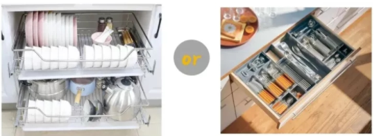 抽屜拉手滑道：櫥柜抽屜免費(fèi)定制，還需要拉籃嗎？