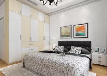 生態(tài)板雙門衣柜：定制衣柜選對(duì)柜門能讓臥室空間大一倍