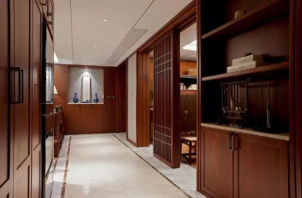 中式家居效果圖：中式木門(mén)讓你家時(shí)尚感滿(mǎn)分