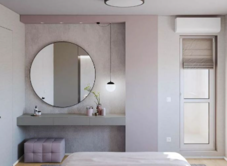 臥室梳妝臺(tái)效果圖：空間小沒關(guān)系，這些梳妝臺(tái)設(shè)計(jì)實(shí)用美觀占地少！