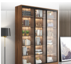 起居室效果圖設(shè)計(jì)，小客廳應(yīng)該買怎樣的展示柜？