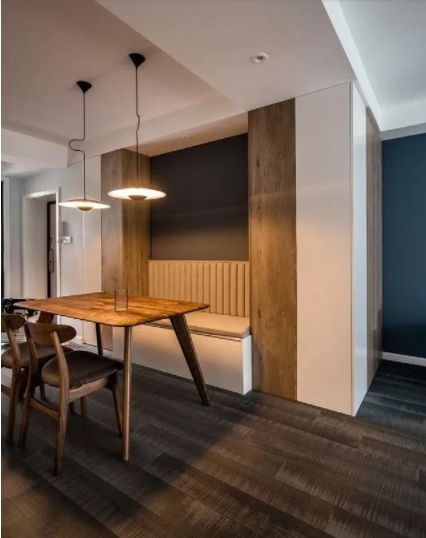 復(fù)式樓裝修案例：卡座+榻榻米+隱形儲(chǔ)藏室，收納無敵