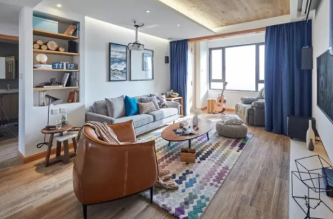 小戶型裝修設(shè)計(jì)：給自家小戶型，備上純色的窗簾吧