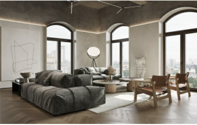 深圳單身公寓裝修;極簡的豪華單身公寓設計！