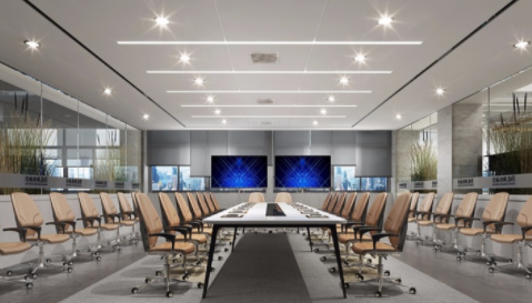 中型精品辦公室裝修，辦公室裝修中燈光如何設(shè)計(jì)？