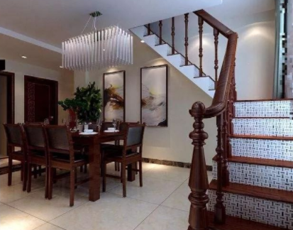 家裝餐廳設計：中式餐廳裝修效果圖 每一個細節(jié)都在向你傾訴她的情感