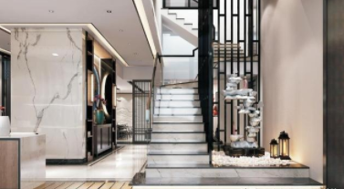 上海別墅裝修裝飾：復(fù)式新中式大別墅，清雋秀美惹人愛(ài)，詩(shī)情畫意顯底蘊(yùn)