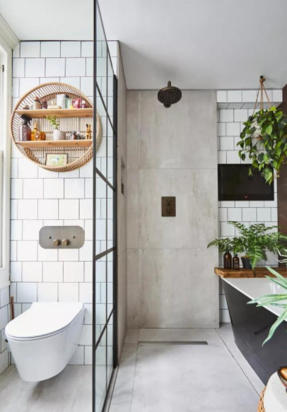 整體淋浴房安裝：夢幻般的步入式淋浴房設(shè)計(jì)，為浴室增添些許奢華