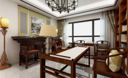 新中式風(fēng)格家具：新中式書(shū)房裝修要素 新中式書(shū)房裝修設(shè)計(jì)方案