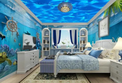兒童房間設計：這個海洋兒童房什么水平？國外兒童房有什么可取之處？